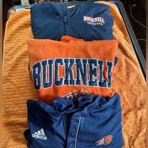 Bucknell University Hoodie Windbreaker Lot